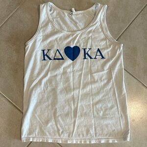 Kappa delta and kappa alpha tank top